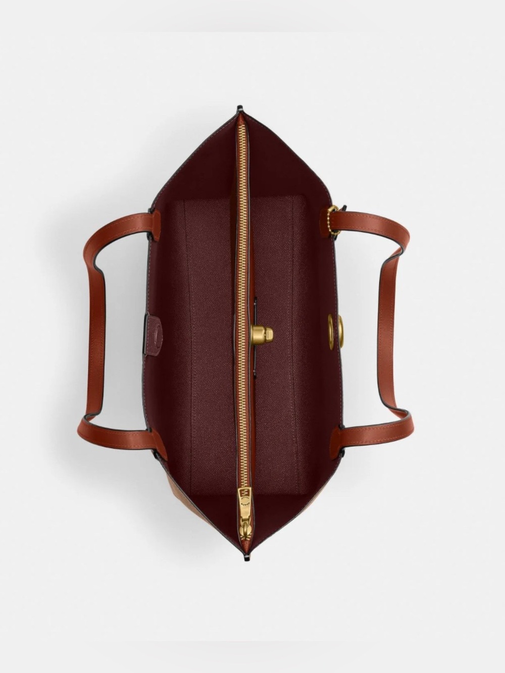 COACH Willow Tote In Signature Canvas - Picture 3 of 7